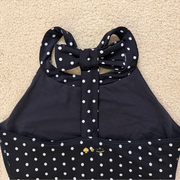 Kate Spade x Beyond Yoga Polka Dot Athletic Tank Top with Bow Accent - Picture 3 of 8